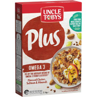 3 PACK OF Uncle Tobys Cereal Plus Omega 775g