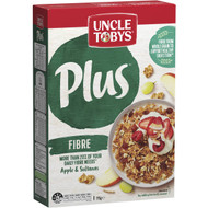 3 PACK OF Uncle Tobys Cereal Plus Fibre 775g