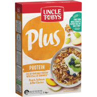 3 PACK OF Uncle Tobys Cereal Plus Protein 705g