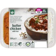 3 PACK OF WW Butter Chicken With Rice 350g