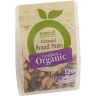 3 PACK OF Macro Organic Brazil Nuts 250g