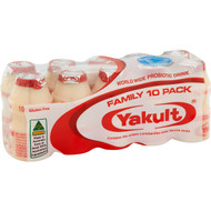 3 PACK OF Yakult Probiotic Drink  10x65ml