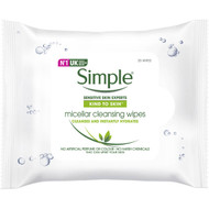 3 PACK OF Simple Kind To Skin Facial Wipes Micellar 25 pack