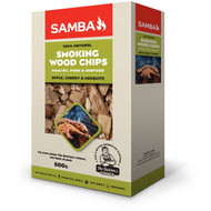 3 PACK OF Samba Smoking Chips Poultry Pork & Seafood 500g