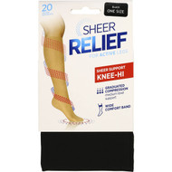 3 PACK OF Razzamatazz Sheer Relief Socks Half Hi Support Navy Or Beige