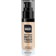 3 PACK OF Mud Soft Touch Matte Finish Foundation 01 Ivory 25ml