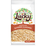 3 PACK OF Lucky Slivered Almonds 230g
