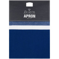 3 PACK OF Inspire Yarn Dyed Cotton Apron 88cmx73cm