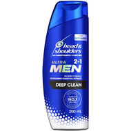 3 PACK OF Head & Shoulders Ultra Men Shampoo Deep Clean 200ml
