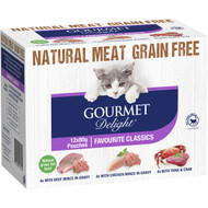 3 PACK OF Gourmet Delight Mixed Classics 80g x12 pack