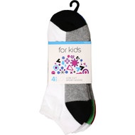 3 PACK OF For Kids Kids Sport Socks Low Cut Size 2-8 4 pack