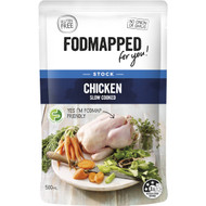 3 PACK OF Fodmapped For You Slow Cooked Chicken Stock 500ml