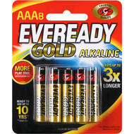 3 PACK OF Eveready Gold Aaa Batteries 8 pack