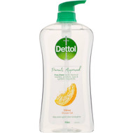 3 PACK OF Dettol Parents Approved Citrus Shower Gel 950ml