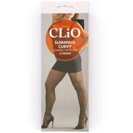 3 PACK OF Clio Curvy Control Tights Fuller Figure Black 2