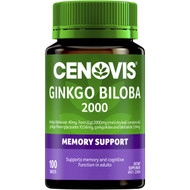 3 PACK OF Cenovis Ginkgo Biloba 2000 Tablets Value Pack 100 pack