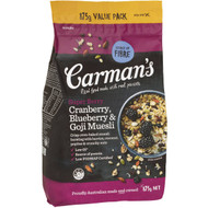 3 PACK OF Carman's Super Berry Muesli 875g