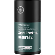 3 PACK OF Brutal Truth Antiperspirant Roll On Rustic & Woody 75ml