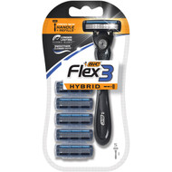 3 PACK OF Bic Flex 3 Hybrid Shaver 5 pack