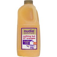 3 PACK OF Nudie Nothing But Orange Double Pulp 2l