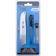 3 PACK OF Jack Hammer Knife Pack Large & Medium Blades