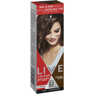 3 PACK OF Schwarzkopf Live Colour Natural Brown 75ml
