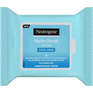 3 PACK OF Neutrogena Hydro Boost Cleanser Facial Wipes 25 pack