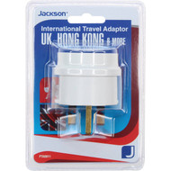 3 PACK OF Jackson Outbound Travel Adaptor For Travel To Uk