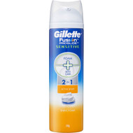 3 PACK OF Gillette Fusion Proglide Active Sport Sensitive Shaving Foam 245g