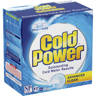3 PACK OF Cold Power Advanced Clean Front & Top Loader Laundry Powder 2kg