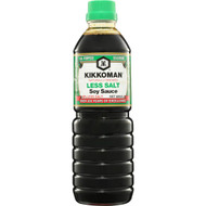 3 PACK OF Kikkoman Soy Sauce Soy Reduced Salt 600ml