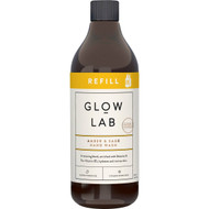 3 PACK OF Glow Lab Amber & Sage Refill Hand Wash 600ml