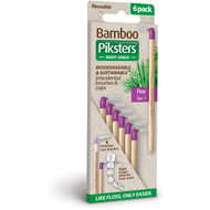 3 PACK OF Piksters Bamboo Size 1 Interdental Brush Right Angle