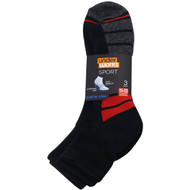 3 PACK OF Underworks Mens Sport Quarter Assorted 11 To 13 3 pack