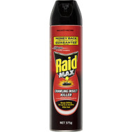 3 PACK OF Raid Max Crawling Insect Killer 375g