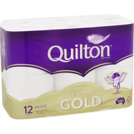 3 PACK OF Quilton Gold Toilet Paper 12 pack
