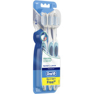 3 PACK OF Oral-b Cross Action Ultrathin Manual Toothbrush 3 pack