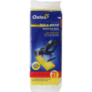 3 PACK OF Oates Mop Tiltamatic Sponge Refill 2 pack