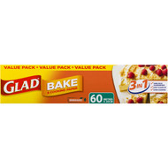 3 PACK OF Glad Baking Paper 60m