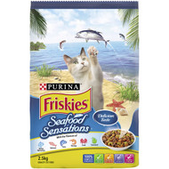3 PACK OF Friskies Seafood Sensations 2.5kg
