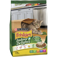 3 PACK OF Friskies Indoor Delights Dry Cat Food 2.5kg