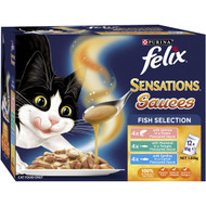 3 PACK OF Felix Sensations Sauces Fish 85g x 12 pack