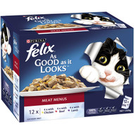 3 PACK OF Felix As Good As It Looks Meat 85g x 12 pack