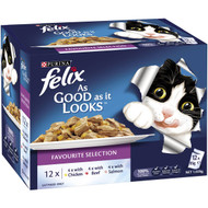 3 PACK OF Felix As Good As It Looks Favourites 85g x 12 pack