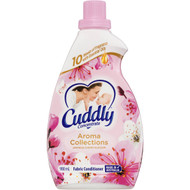 3 PACK OF Cuddly Concentrate Fabric Softener Cherry Blossom 900ml