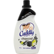 3 PACK OF Cuddly Concentrate Fabric Softener Charcoal & Lime 900ml