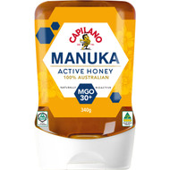 3 PACK OF Capilano Manuka Honey Mgo30+ Upside Down Honey 340g