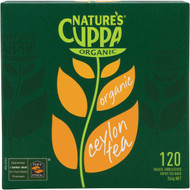3 PACK OF Nature's Cuppa Organic Premium Tea Bags 120 pack