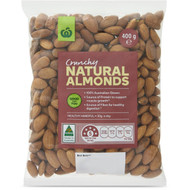 3 PACK OF WW Crunchy Natural Almonds  400g