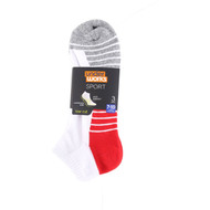 3 PACK OF Underworks Men Sport Low Cut White Socks Sizes 7-10 3 pack